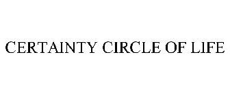 CERTAINTY CIRCLE OF LIFE