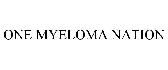 ONE MYELOMA NATION