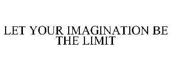 LET YOUR IMAGINATION BE THE LIMIT