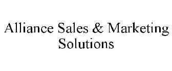ALLIANCE SALES & MARKETING SOLUTIONS