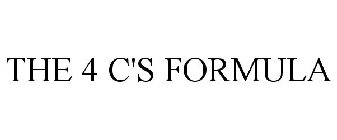 THE 4 C'S FORMULA