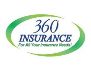 360° INSURANCE FOR ALL YOUR INSURANCE NEEDS!