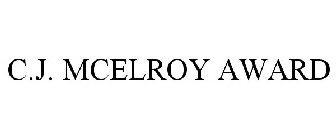C.J. MCELROY AWARD