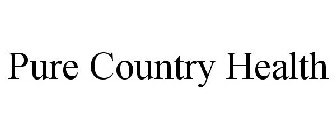 PURE COUNTRY HEALTH