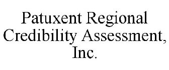 PATUXENT REGIONAL CREDIBILITY ASSESSMENT, INC.