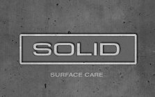 SOLID SURFACE CARE