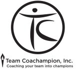 TC TEAM COACHAMPION, INC. COACHING YOUR TEAM INTO CHAMPIONS