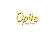 OP4E OUR PLACE 4 EVENTS