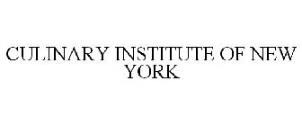 THE CULINARY INSTITUTE OF NEW YORK