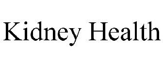 KIDNEY HEALTH