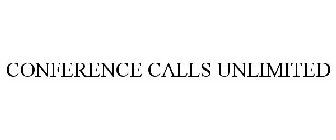 CONFERENCE CALLS UNLIMITED