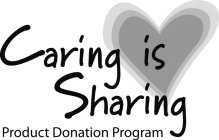 CARING IS SHARING PRODUCT DONATION PROGRAM