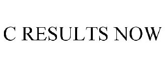 C RESULTS NOW