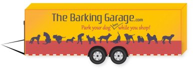 THE BARKING GARAGE.COM PARK YOUR DOG HERE WHILE YOU SHOP!