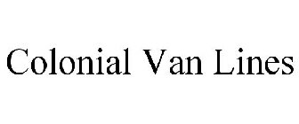 COLONIAL VAN LINES