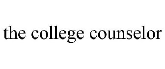 THE COLLEGE COUNSELOR