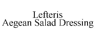 LEFTERIS AEGEAN SALAD DRESSING