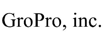 GROPRO, INC.