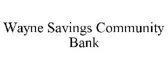 WAYNE SAVINGS COMMUNITY BANK