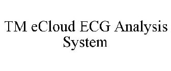 TM ECLOUD ECG ANALYSIS SYSTEM