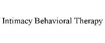 INTIMACY BEHAVIORAL THERAPY