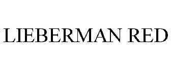 LIEBERMAN RED