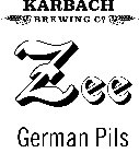 KARBACH BREWING CO. ZEE GERMAN PILS