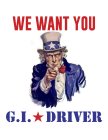 WE WANT YOU G.I. DRIVER