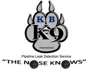 KB K-9 INTERNATIONAL PIPELINE LEAK DETECTION SERVICE 