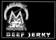 M MARJORIE'S BEEF JERKY