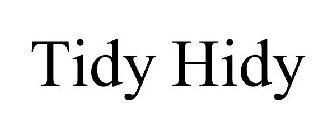 TIDY HIDY