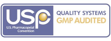 USP U.S. PHARMACOPEIAL CONVENTION/QUALITY SYSTEMS GMP AUDITED