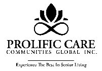 PROLIFIC CARE COMMUNITIES GLOBAL INC. EXPERIENCE THE BEST IN SENIOR LIVING