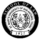 MA SCHOOL OF LAW ST. MARY'S UNIVERSITY OF SAN ANTONIO, TEXAS 1927