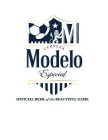 M CERVEZA MODELO ESPECIAL OFFICIAL BEEROF THE BEAUTIFUL GAME