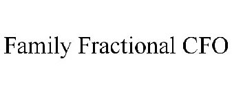 FAMILY FRACTIONAL CFO