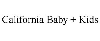 CALIFORNIA BABY + KIDS