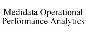 MEDIDATA OPERATIONAL PERFORMANCE ANALYTICS