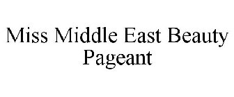 MISS MIDDLE EAST BEAUTY PAGEANT
