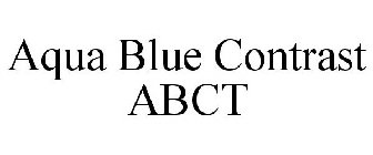 AQUA BLUE CONTRAST ABCT