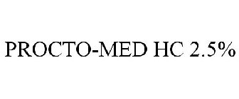 PROCTO-MED HC 2.5%