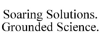 SOARING SOLUTIONS. GROUNDED SCIENCE.