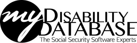 MY DISABILITY DATABASE THE SOCIAL SECURITY SOFTWARE EXPERTS