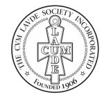 CUM LAUDE THE CVM LAVDE SOCIETY INCORPORATED FOUNDED 1906