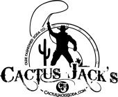 CJ CACTUS JACK'S OLDE FASHIONED SODA CO. CACTUSJACKSSODA.COM