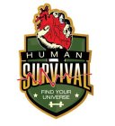 HUMAN SURVIVAL FIND YOUR UNIVERSE
