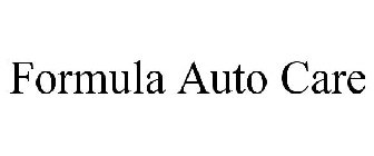 FORMULA AUTO CARE