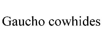 GAUCHO COWHIDES