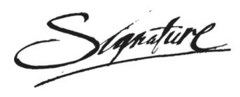 SIGNATURE