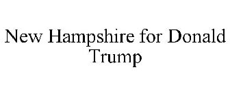 NEW HAMPSHIRE FOR DONALD TRUMP